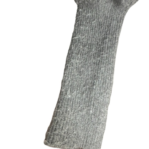 Express Embellished V-Neck Balloon Sleeve Cardigan in Grey Size XS - Picture 15 of 15